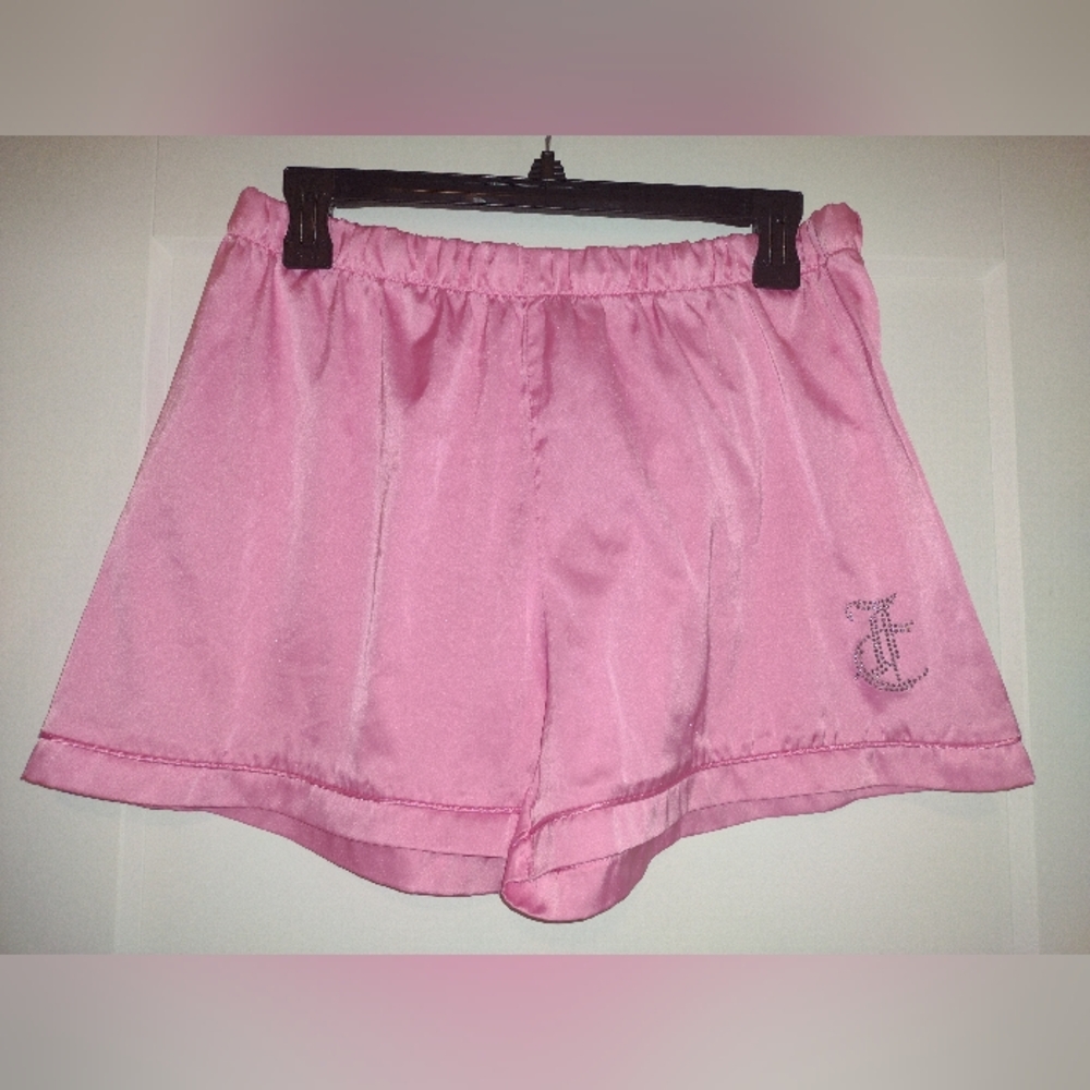 Juicy Couture Pink Satin Shorts